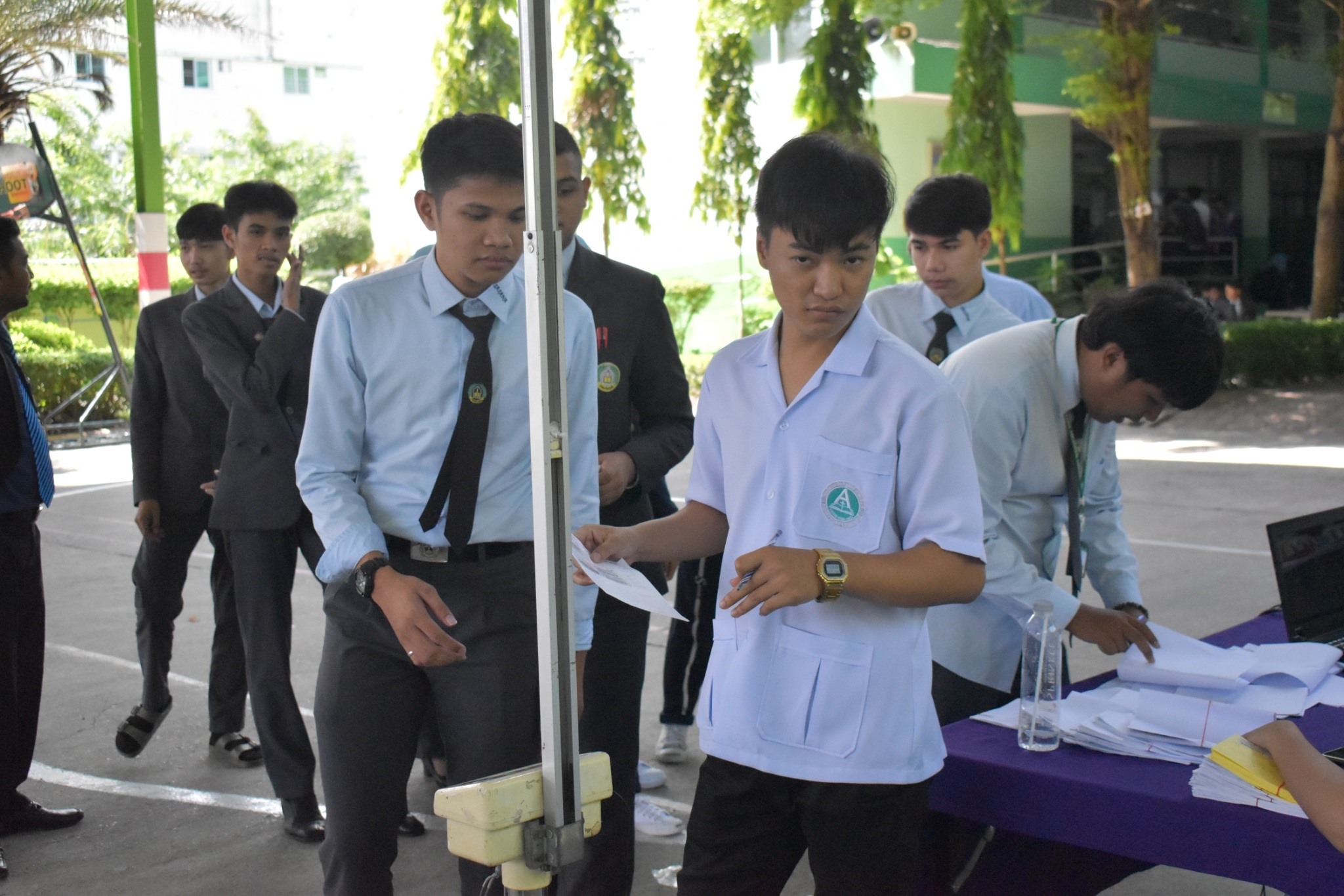 ตรวจสุขภาพนักเรียนนักศึกษา คณาจารย์ และบุคลากร ประจำปีการศึกษา 2562